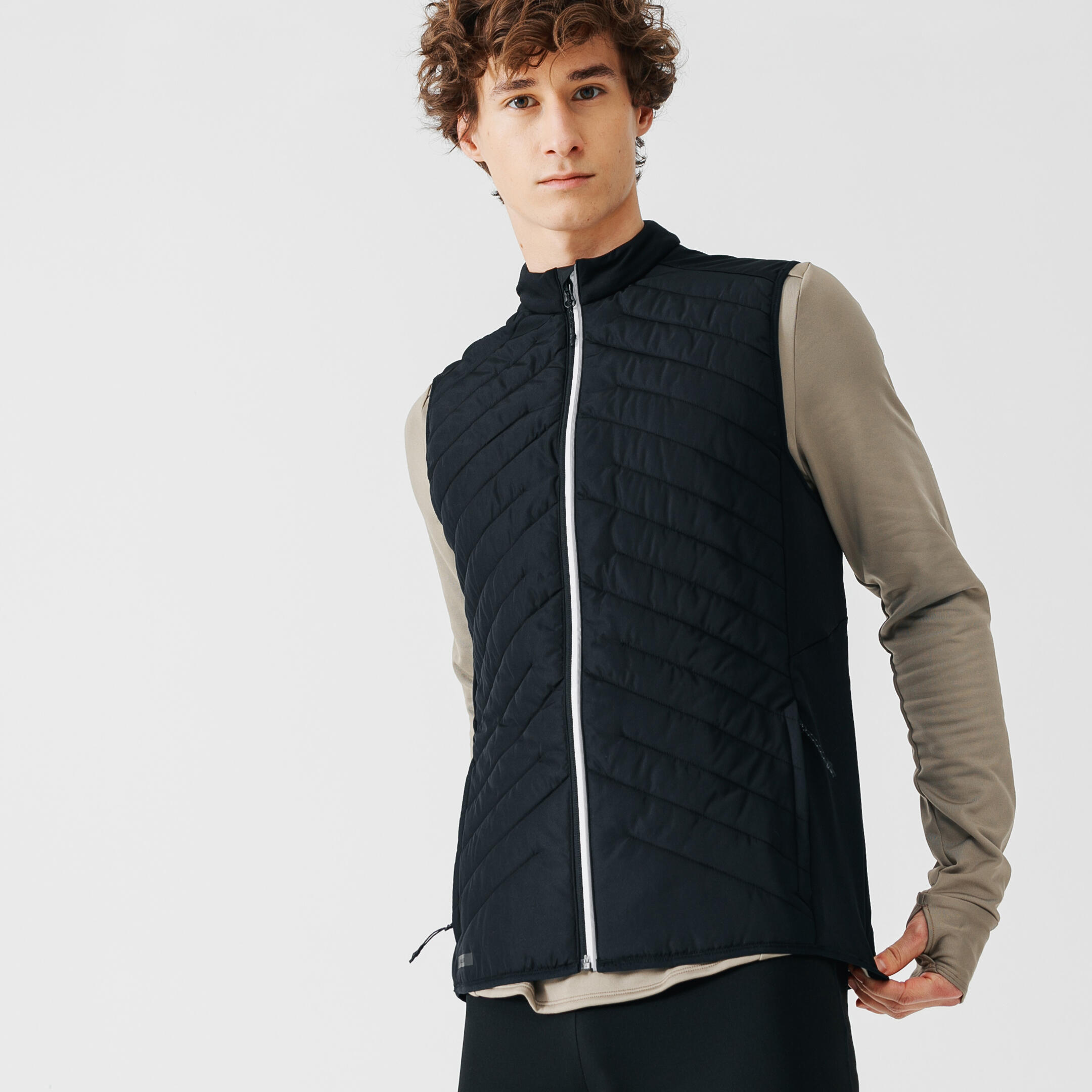 Gilet sans manche homme noir Decathlon